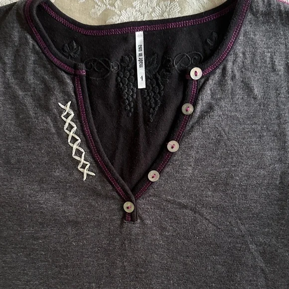 Alp N Rock Very Rare wine Vineyard Henley size L - Picture 6 of 9